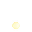 pendant luminaire SUN 30 with open cable, ball shaped E27 IP20, dimmable