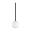 SLV pendant luminaire SUN 30 with open cable, ball shaped E27 IP20, dimmable