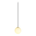 pendant luminaire SUN 20 with open cable, ball shaped E27 IP20, dimmable