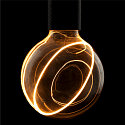 LED lamp ILLUSION GLOBE 125 SLANTING TOP - SMOKEY - PHASE G125 matt E27 5W 350lm 2200K 330� CRI 90-100 dimmable