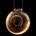 LED lamp ILLUSION GLOBE 125 CRESCENT SLANTING - SMOKEY - PHASE G125 matt E27 6W 310lm 1900K 330� CRI 90-100 dimmable