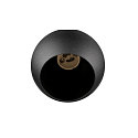 3-phase pendant luminaire LIGHT EYE� 90 down, ball shaped GU10 IP20, black matt dimmable