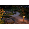 SLV outdoor floor lamp PHOTONI CYL POLE 75 cylindrical, impact resistant E27 IP65, rust dimmable