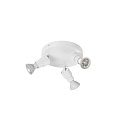 SLV wall and ceiling luminaire PURI 2.0 BASIC 3 flames GU10 IP20, white dimmable