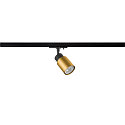 SLV 1-phase spot PURI 2.0 - TUBE cylindrical, adjustable GU10 IP20, gold, black dimmable