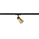 SLV 1-phase spot PURI 2.0 - CONE adjustable, conical GU10 IP20, gold, black dimmable