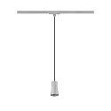 SLV 1-phase pendant luminaire PURI 2.0 - CONE conical GU10 IP20, grey dimmable