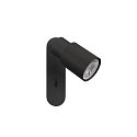 SLV wall and ceiling luminaire PURI 2.0 - TUBE square, with switch GU10 IP20, black dimmable
