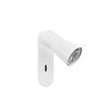SLV wall and ceiling luminaire PURI 2.0 - CONE square, with switch GU10 IP20, white dimmable