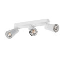 SLV wall and ceiling luminaire PURI 2.0 - DOME 3 flames, long GU10 IP20, white dimmable