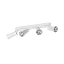 SLV wall and ceiling luminaire PURI 2.0 - CONE 4 flames, long GU10 IP20, white dimmable
