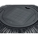 SLV solar floor lamp ADEGAN FLAT IP65, black dimmable