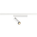 SLV 1-phase spot GRIP! S PHASE swivelling, for VDU workstation IP20, white dimmable