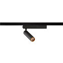 SLV 1-phase spot GRIP! S PHASE swivelling, for VDU workstation IP20, black dimmable