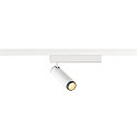 SLV 1-phase spot GRIP! S PHASE DTW swivelling, for VDU workstation, Dim-To-Warm IP20, white dimmable