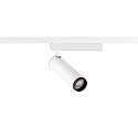 SLV 1-phase spot GRIP! M PHASE swivelling, for VDU workstation IP20, white dimmable