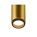 SLV 1-phase spot GRIP! M PHASE swivelling, for VDU workstation IP20, gold dimmable