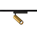SLV 1-phase spot GRIP! M PHASE swivelling, for VDU workstation IP20, gold dimmable