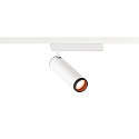 SLV 1-phase spot GRIP! M PHASE DTW swivelling, for VDU workstation, Dim-To-Warm IP20, white dimmable