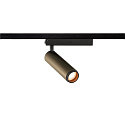 SLV 1-phase spot GRIP! M PHASE DTW swivelling, for VDU workstation, Dim-To-Warm IP20, bronze dimmable
