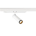 SLV 3-phase spot GRIP! M DALI DTW swivelling, DALI controllable, Dim-To-Warm, UGR < 19 IP20, white dimmable