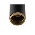 SLV 1-phase spot GRIP! L GU10 swivelling, rotatable GU10 IP20, black dimmable