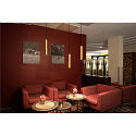SLV 1-phase pendant luminaire GRIP! L GU10 GU10 IP20, gold dimmable