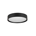 SLV wall and ceiling luminaire DECONA PHASE round, CCT Switch IP44, black dimmable