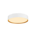 wall and ceiling luminaire DECONA PHASE round, CCT Switch IP44, gold, white dimmable
