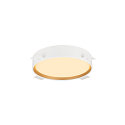 SLV wall and ceiling luminaire DECONA PHASE round, CCT Switch IP44, gold, white dimmable