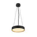 SLV wall and ceiling luminaire DECONA PHASE round, CCT Switch IP44, gold, black dimmable