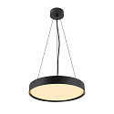 SLV wall and ceiling luminaire DECONA PHASE round, CCT Switch IP44, black dimmable