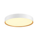 SLV wall and ceiling luminaire DECONA PHASE round, CCT Switch IP44, gold, white dimmable