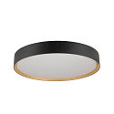 SLV wall and ceiling luminaire DECONA PHASE round, CCT Switch IP44, gold, black dimmable