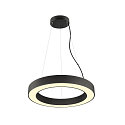 pendant luminaire MEDO� RING 60 PHASE for VDU workstation, CCT Switch IP20, black dimmable