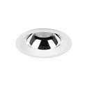 SLV downlight DOWNLIGHT C 150 DALI rigid, DALI controllable, wired through IP54, white dimmable