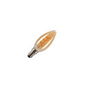 LED lamp candle C35 GOLD C35 clear E14 2W 80lm 1800K 325� CRI 80-89