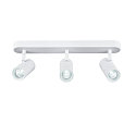 SLV wall and ceiling luminaire NOBLO� TRIPLE PHASE DTW 3 flames, round, Dim-To-Warm IP20, white dimmable