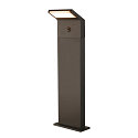 SLV outdoor floor lamp ORDI II POLE 70 square, with sensor IP54, black 