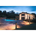 SLV outdoor floor lamp ORDI II POLE 70 square, with sensor IP54, black 