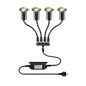 floor recessed luminaire TRAIL-LITE� 60 round, incl. LED driver, set of 4 IP67, aluminium, stainless steel 