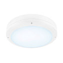 SLV wall and ceiling luminaire OUTDOOR BULKHEAD V 360 HF with sensor, CCT Switch, impact resistant, switchable IP65, white