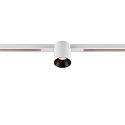 SLV track spot FIXT-IT! round, built-in version, suitable for VDU workstation IP20, black, white, lacquered dimmable
