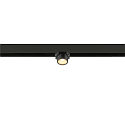 SLV track spot FIXT-IT! round, surface-mounted version, suitable for VDU workstation IP20, bronze, black, lacquered dimmable