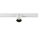 SLV track spot FIXT-IT! round, surface-mounted version, suitable for VDU workstation IP20, black, white, lacquered dimmable