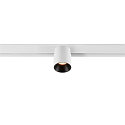 SLV track spot FIXT-IT! round, surface-mounted version, suitable for VDU workstation IP20, black, white, lacquered dimmable