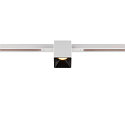 track spot FIXT-IT! round, built-in version, suitable for VDU workstation IP20, black, white, lacquered dimmable