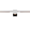SLV track spot FIXT-IT! round, built-in version, suitable for VDU workstation IP20, black, white, lacquered dimmable