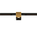 track spot FIXT-IT! round, built-in version, suitable for VDU workstation IP20, gold, black, lacquered dimmable
