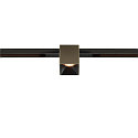 SLV track spot FIXT-IT! round, built-in version, suitable for VDU workstation IP20, bronze, black, lacquered dimmable